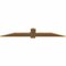 Ekena Millwork Eugene Smooth Timber Gable Bracket, Western Red Cedar, 72"W x 12"H x 1 1/2"D x 5 1/2"F, 4/12 Pitch GBW072X12X0206EUG00SWR - alternate 4